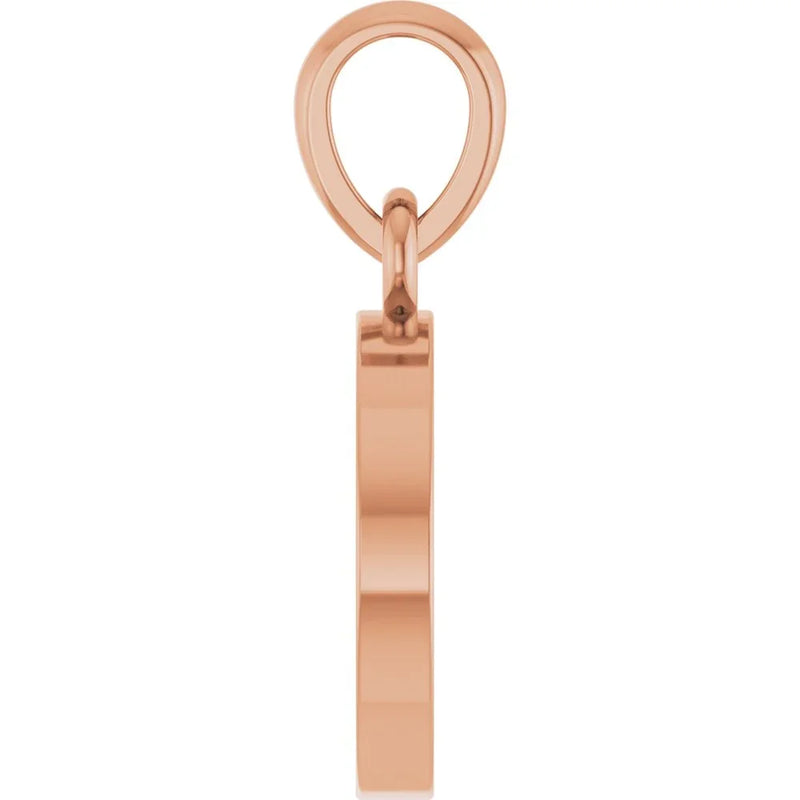 L'Œil de Versailles, 14K Gold Diamond Eye Pendant