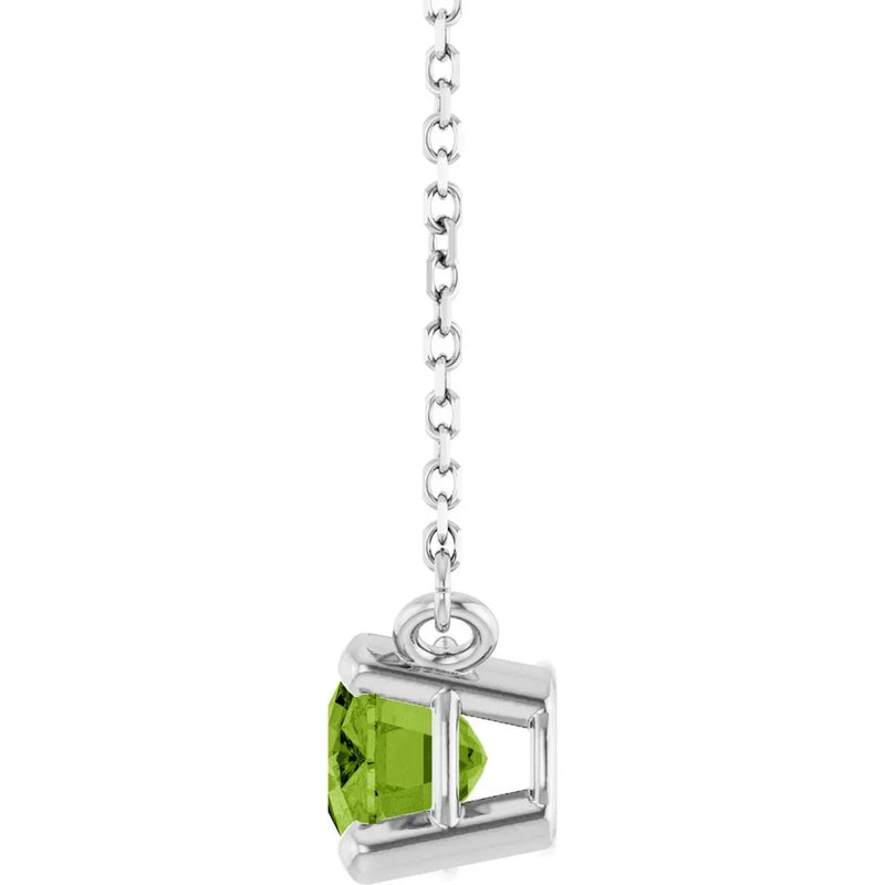 Lumière de Côte d'Azur, Peridot Solitaire Necklace
