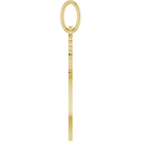La Fleur, 14K Yellow Gold October Marigold Flower Pendant