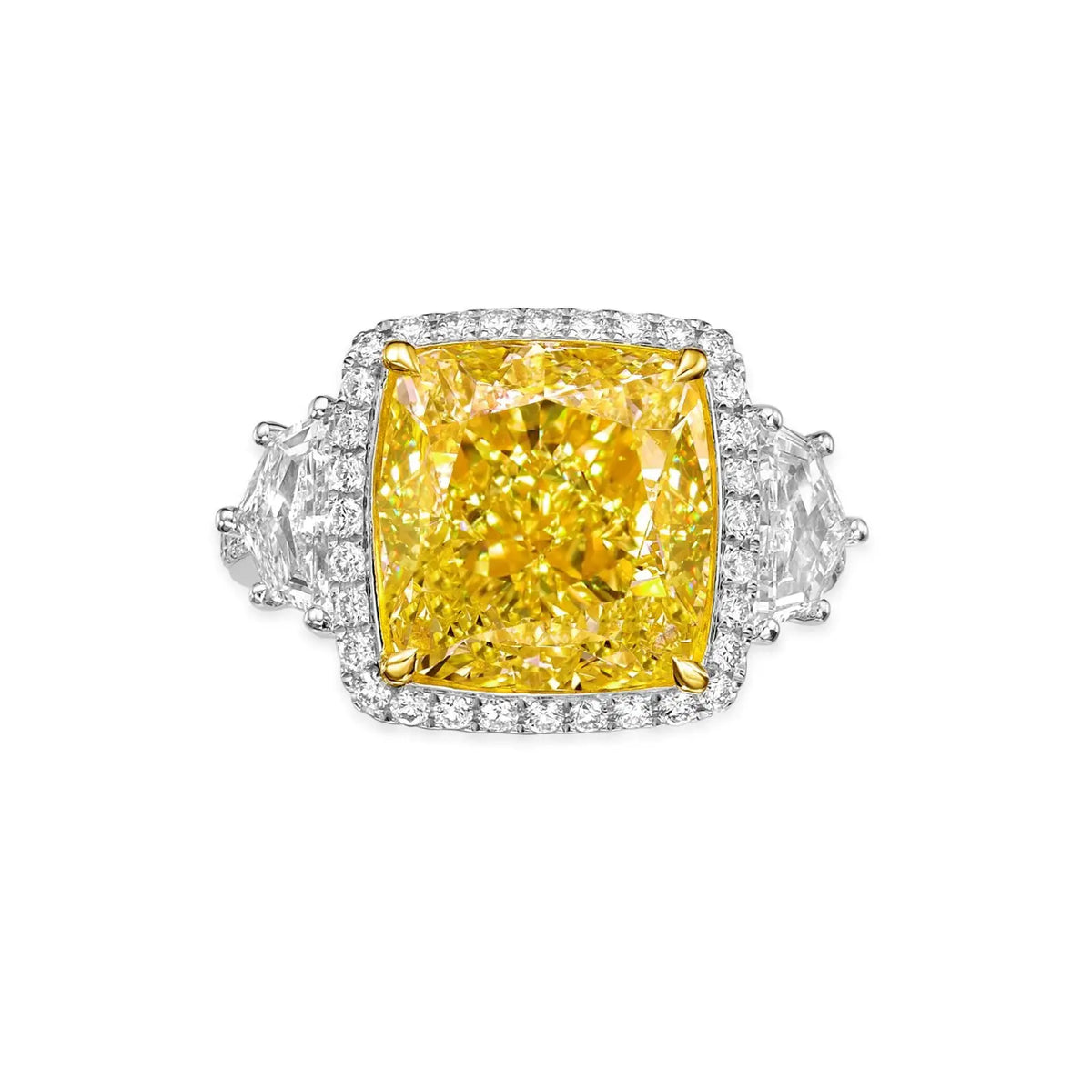 Arabesque 8, Natural Diamonds and Fancy Yellow Diamond