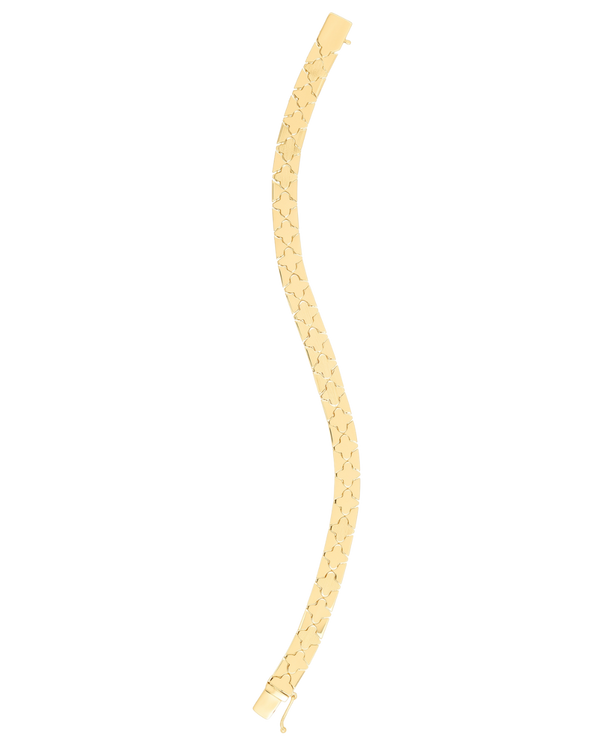 Fleur de Versailles, Gold Four-Petal Link Bracelet
