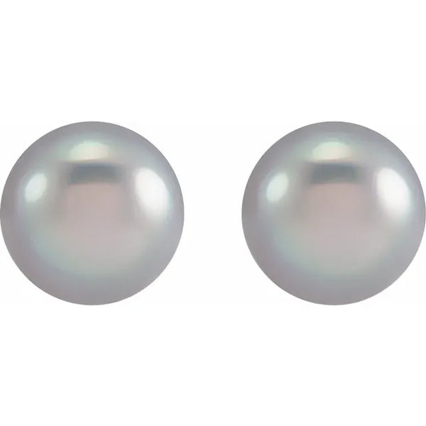 Lumière de Biarritz, Freshwater Pearl Stud Earrings