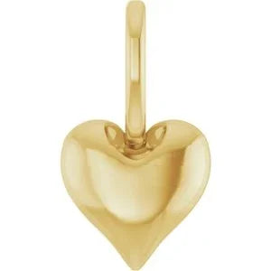 L'Amour de Montmartre, 14K Gold Heart Charm Pendant