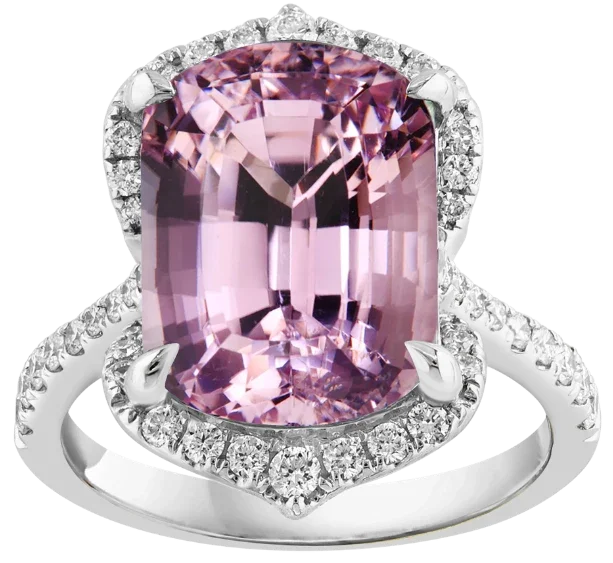 Douceur de Glycine, Pink Amethyst Ring & Diamonds
