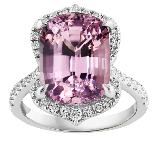 Douceur de Glycine, Pink Amethyst Ring & Diamonds