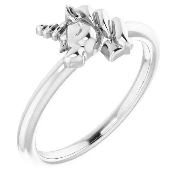 Licorne Scintillante de Versailles, Gold Unicorn Ring