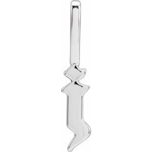 Gothic Letter Pendant
