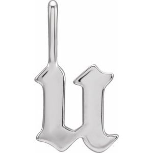 Gothic Letter Pendant
