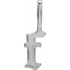 Gothic Letter Pendant