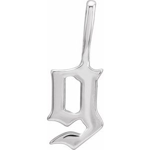 Gothic Letter Pendant