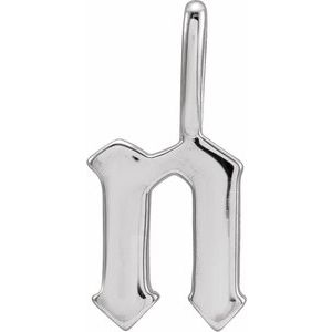 Gothic Letter Pendant