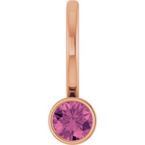 Natural Diamond & Gemstone Charm Pendant