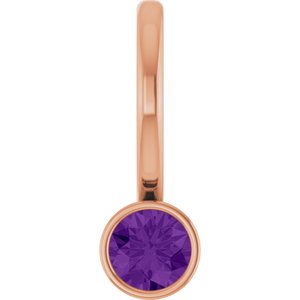 Natural Diamond & Gemstone Charm Pendant