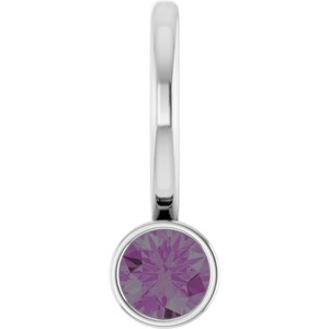 Natural Diamond & Gemstone Charm Pendant