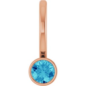 Natural Diamond & Gemstone Charm Pendant