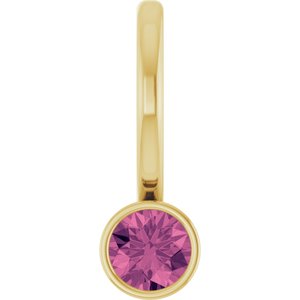 Natural Pink Tourmaline Charm/Pendant