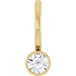 Natural Diamond & Gemstone Charm Pendant