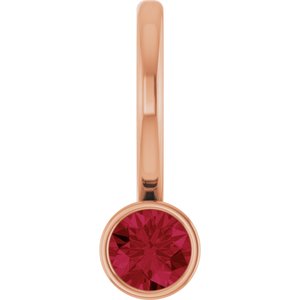 Natural Diamond & Gemstone Charm Pendant