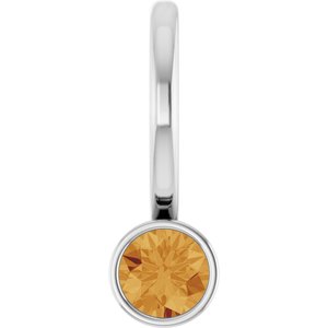 Natural Diamond & Gemstone Charm Pendant