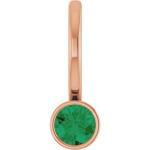 Natural Diamond & Gemstone Charm Pendant