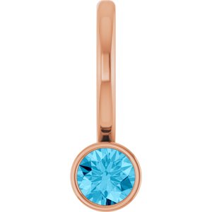 Natural Diamond & Gemstone Charm Pendant
