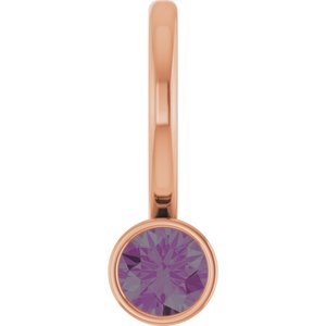 Natural Diamond & Gemstone Charm Pendant