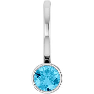 Natural Diamond & Gemstone Charm Pendant