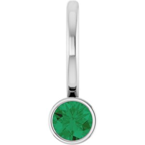 Natural Diamond & Gemstone Charm Pendant