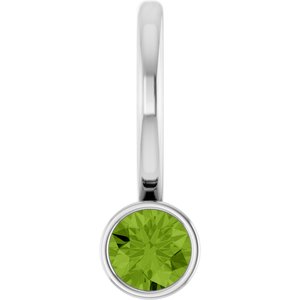 Natural Diamond & Gemstone Charm Pendant