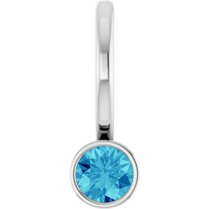 Natural Diamond & Gemstone Charm Pendant