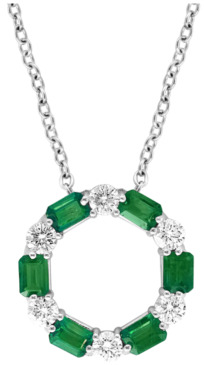 Le Cercle Vert Emerald Necklace