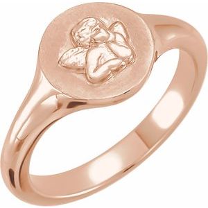 Cherub Angel Pinky Ring