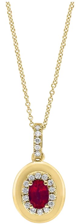 Pivoine Impériale, Ruby & Diamonds Necklace