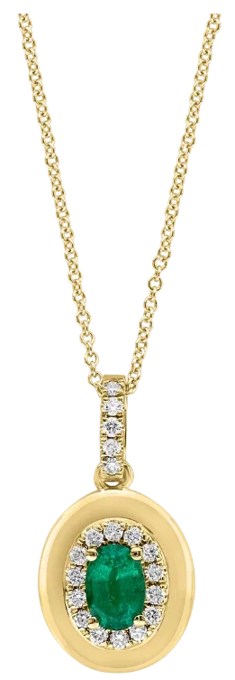 Secret de Rambouillet, Emerald & Diamonds Necklace