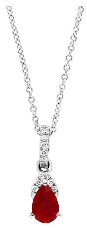 Le Baiser de Minuit, Ruby & Diamonds Necklace