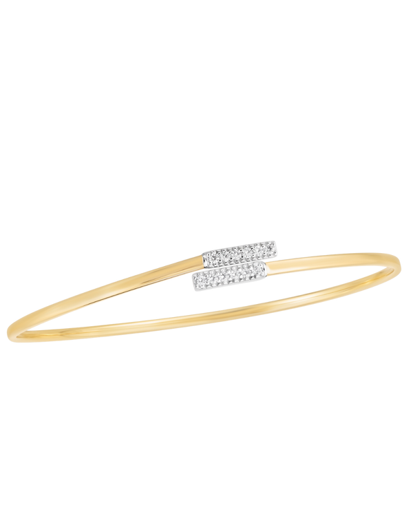 Lumière de Versailles, Gold Diamond Sculptural Bangle
