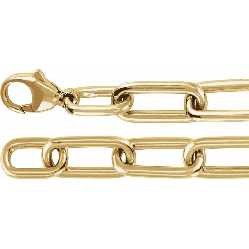 Éclat de Montmartre, 14K Gold Lab-Grown Diamond Paperclip Bracelet