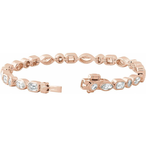 Prismes De La Côte D'Azur, Lab-Grown Diamond Tennis Bracelet