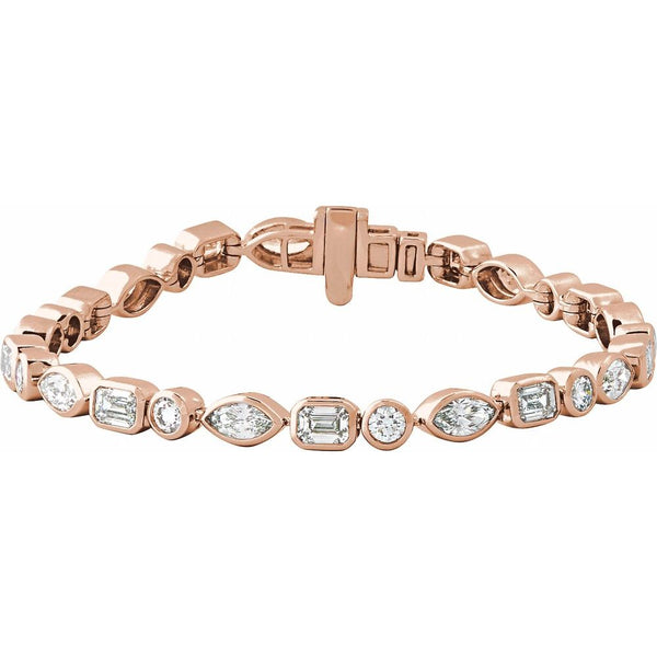 Prismes De La Côte D'Azur, Lab-Grown Diamond Tennis Bracelet