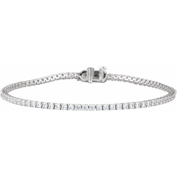 Princesse du Chateau №2 diamond tennis bracelet by Beucher Paris