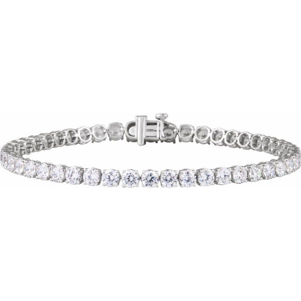 Beucher Paris Princesse du Chateau №7 diamond tennis bracelet in white gold