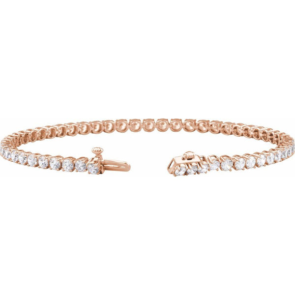 Beucher Paris Princesse du Chateau №5 diamond tennis bracelet in rose gold