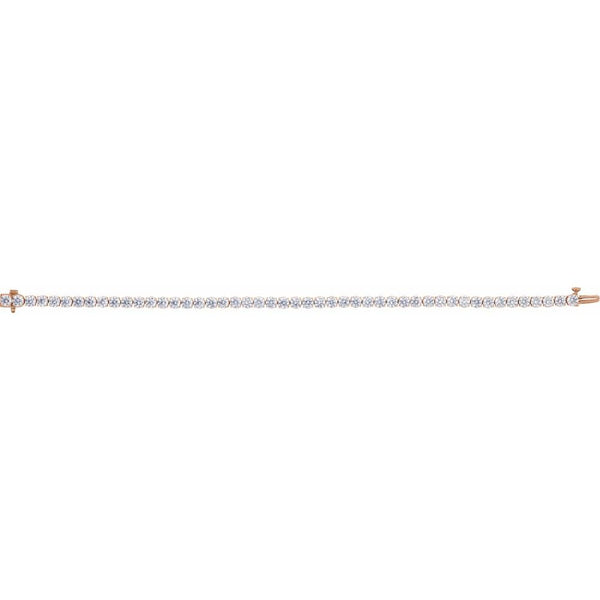 Beucher Paris Princesse du Chateau No. 7 Diamond Tennis Bracelet in rose gold