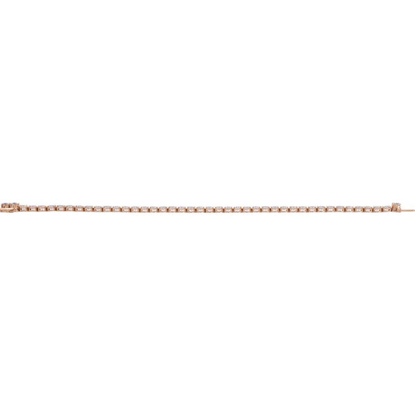 Beucher Paris Princesse du Chateau №8 diamond tennis bracelet in rose gold