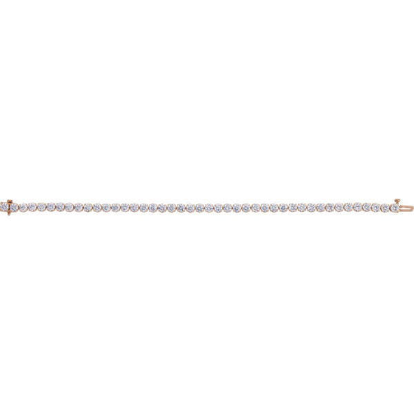 Princesse du Chateau №8 Diamond Tennis Bracelet by Beucher Paris in rose gold