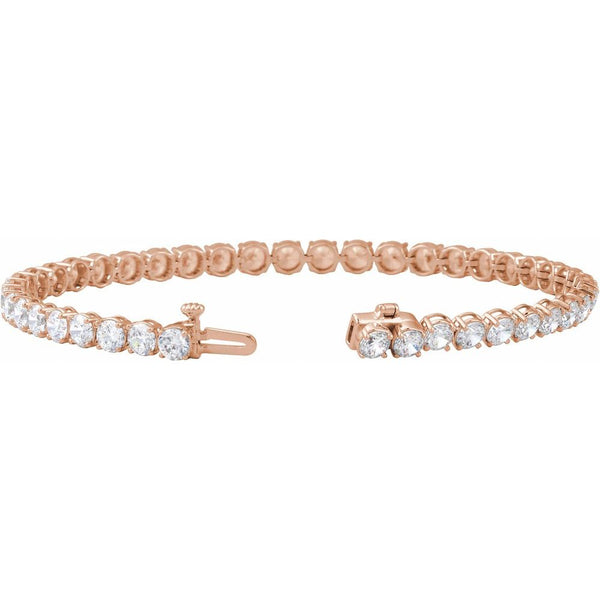 Beucher Paris Princesse du Chateau №8 diamond tennis bracelet in rose gold