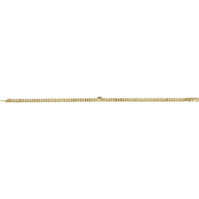La Marquise de Montesquieu №3, Sapphire & Diamond Tennis Bracelet
