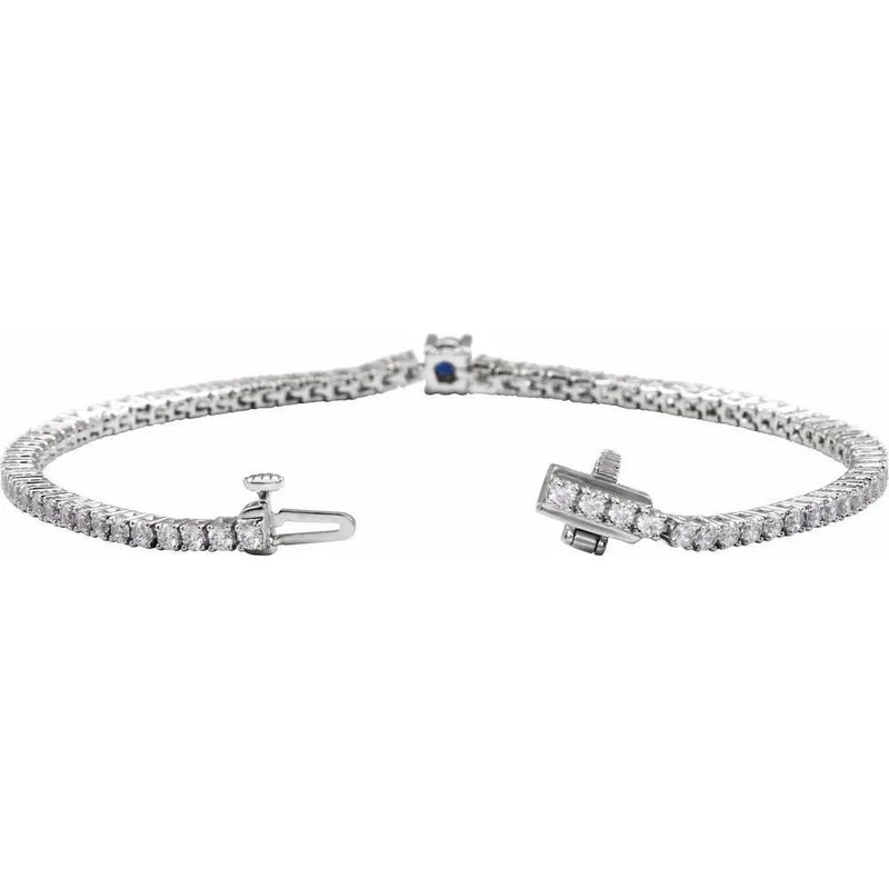 La Marquise de Montesquieu №3, Sapphire & Diamond Tennis Bracelet