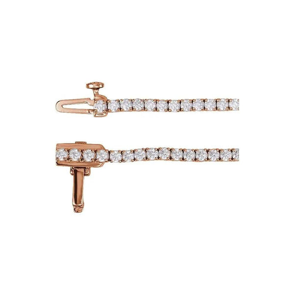 Beucher Paris La Marquise de Montesquieu №3 diamond tennis bracelet in rose gold