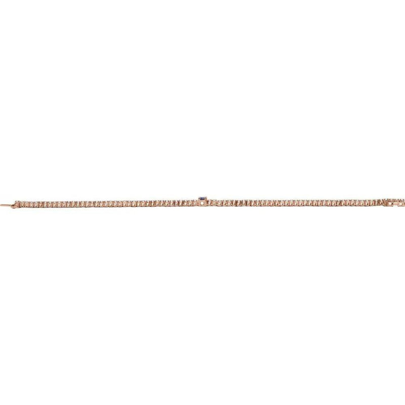 La Marquise de Montesquieu №3, Sapphire & Diamond Tennis Bracelet